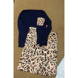 Leopard Loungewear Set